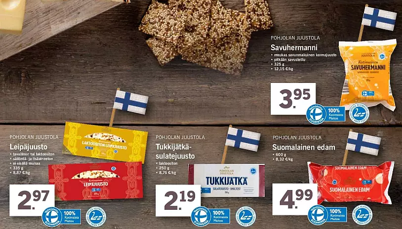 Цены в Финляндии