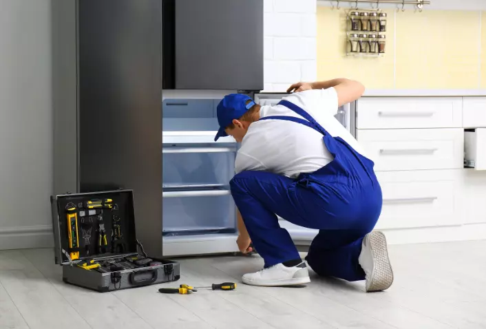 Фото: мастер по ремонту холодильников