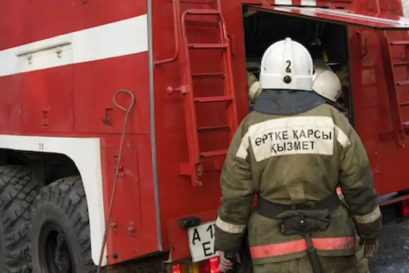 Фото: пожарные Казахстана