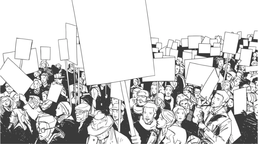 Иллюстрация из интернета: забастовка