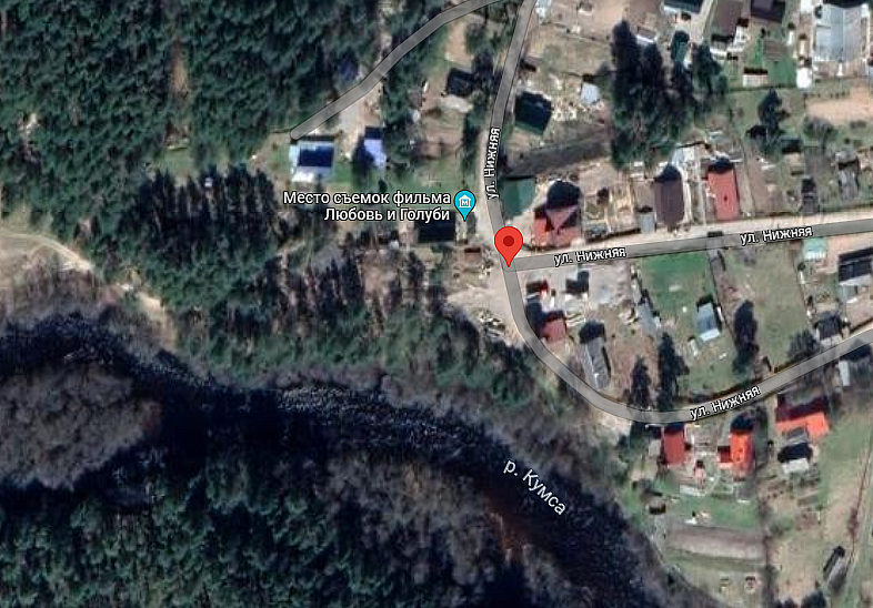 Скриншот Гугл Карты: г. Медвежьегорск, ул. Нижняя, д. 12.